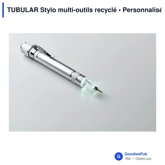 TUBULAR Stylo multi-outils recyclé - Image 5
