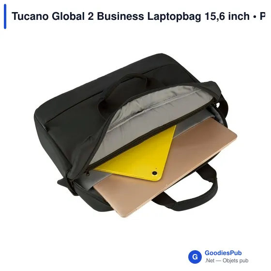 Sacoche ordinateur personnalisable Tucano Global 2 avec logo - Image 12