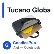 Sacoche ordinateur personnalisable Tucano Global 2 avec logo - Miniature 5