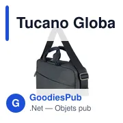 Sacoche ordinateur personnalisable Tucano Global 2 avec logo - Miniature 6