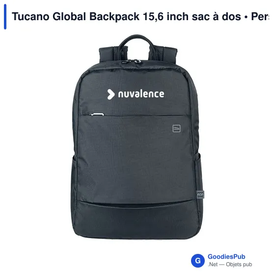 Stylo personnalisé avec logo entreprise plastique recyclé noir - Image 1