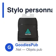 Stylo personnalisé avec logo entreprise plastique recyclé noir - Miniature 11
