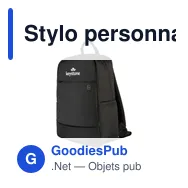 Stylo personnalisé avec logo entreprise plastique recyclé noir - Miniature 12