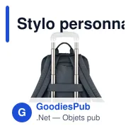 Stylo personnalisé avec logo entreprise plastique recyclé noir - Miniature 10