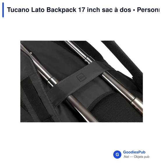 Sac à dos personnalisable Tucano Lato 17 pouces avec logo - Image 7
