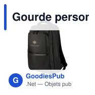 Gourde personnalisée avec logo entreprise pet recyclé noir - Miniature 11