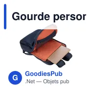 Gourde personnalisée avec logo entreprise pet recyclé noir - Miniature 7