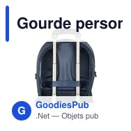Gourde personnalisée avec logo entreprise pet recyclé noir - Miniature 9