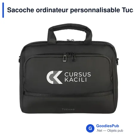Sacoche ordinateur personnalisable Tucano Player pour logo