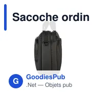 Sacoche ordinateur personnalisable Tucano Player pour logo - Miniature 3