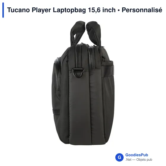 Sacoche ordinateur personnalisable Tucano Player pour logo - Image 3