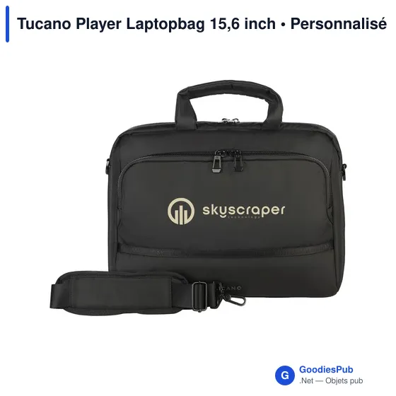 Sacoche ordinateur personnalisable Tucano Player pour logo - Image 5