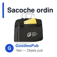 Sacoche ordinateur personnalisable Tucano Player pour logo - Miniature 7