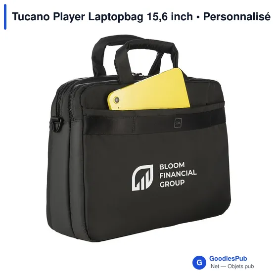 Sacoche ordinateur personnalisable Tucano Player pour logo - Image 7