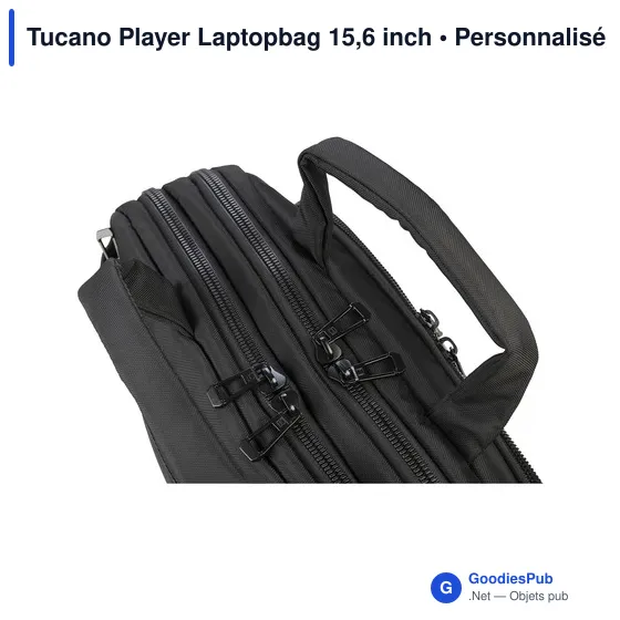 Sacoche ordinateur personnalisable Tucano Player pour logo - Image 10