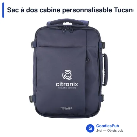 Sac à dos cabine personnalisable Tucano Tugo 3M avec logo