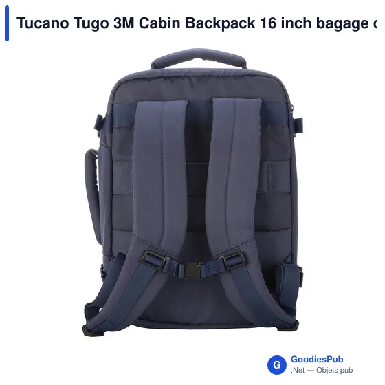 Sac à dos cabine personnalisable Tucano Tugo 3M avec logo - Image 3