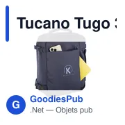 Sac à dos cabine personnalisable Tucano Tugo 3M avec logo - Miniature 4