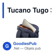 Sac à dos cabine personnalisable Tucano Tugo 3M avec logo - Miniature 5