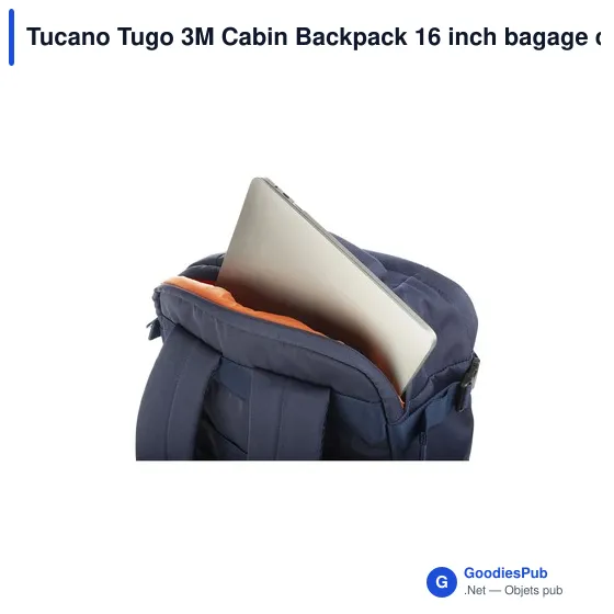 Sac à dos cabine personnalisable Tucano Tugo 3M avec logo - Image 5
