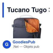 Sac à dos cabine personnalisable Tucano Tugo 3M avec logo - Miniature 6