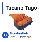 Sac à dos cabine personnalisable Tucano Tugo 3M avec logo - Miniature 7