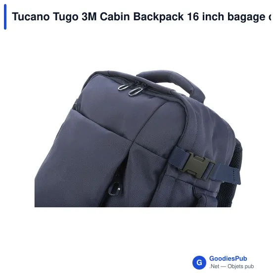 Sac à dos cabine personnalisable Tucano Tugo 3M avec logo - Image 9