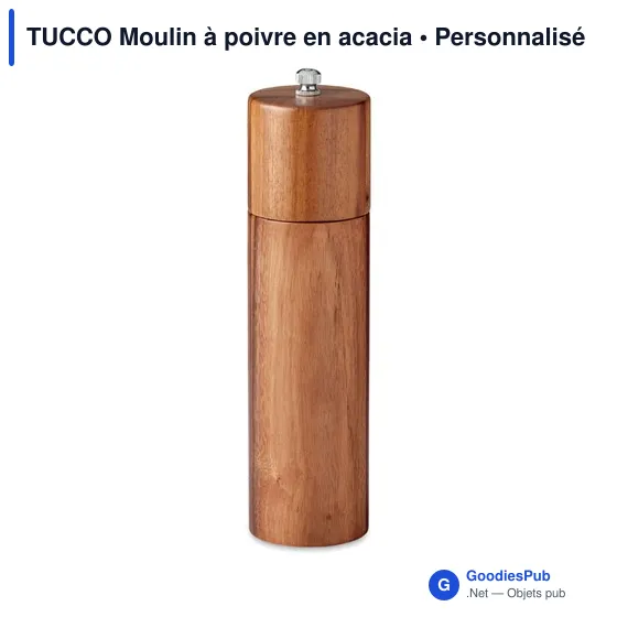 TUCCO Moulin à poivre en acacia - Image 1