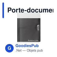Porte-documents A5 personnalisable TucsonChief avec logo - Miniature 6