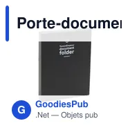 Porte-documents A4 personnalisable TucsonEmperor avec logo - Miniature 2
