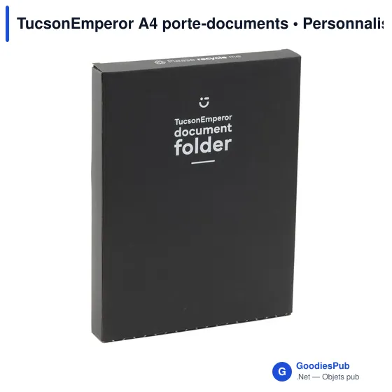 Porte-documents A4 personnalisable TucsonEmperor avec logo - Image 2