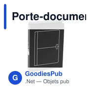 Porte-documents A4 personnalisable TucsonEmperor avec logo - Miniature 3