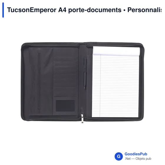 Porte-documents A4 personnalisable TucsonEmperor avec logo - Image 5