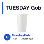 TUESDAY Gobelet double paroi 450 ml - Miniature 1