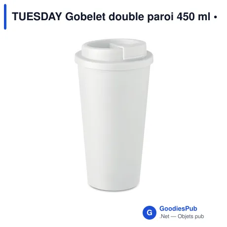 TUESDAY Gobelet double paroi 450 ml