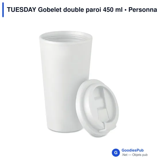TUESDAY Gobelet double paroi 450 ml - Image 3
