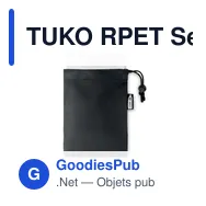 TUKO RPET Serviette de sport en - Miniature 2