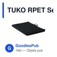 TUKO RPET Serviette de sport en - Miniature 7