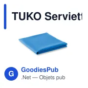 TUKO Serviette de sport absorbant - Miniature 3
