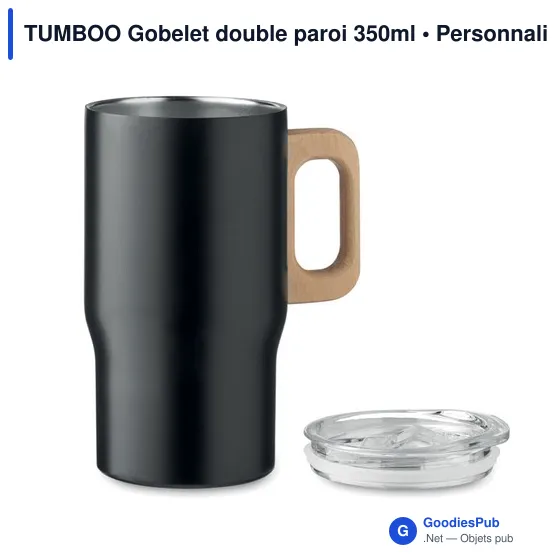 Gobelet isotherme personnalisable TUMBOO avec logo - 350ml - Image 11