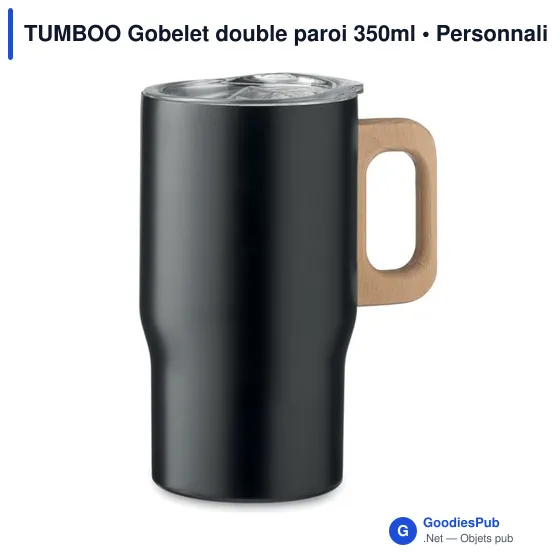 Gobelet isotherme personnalisable TUMBOO avec logo - 350ml - Image 10