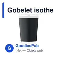 Gobelet isotherme personnalisable en acier inoxydable avec logo - Miniature 11