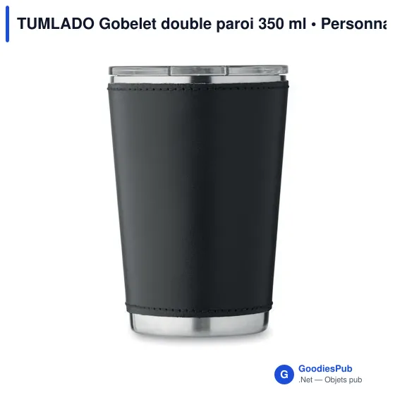 Gobelet isotherme personnalisable en acier inoxydable avec logo - Image 11