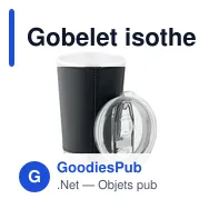 Gobelet isotherme personnalisable en acier inoxydable avec logo - Miniature 12