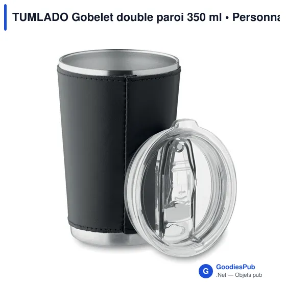 Gobelet isotherme personnalisable en acier inoxydable avec logo - Image 12