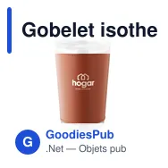 Gobelet isotherme personnalisable en acier inoxydable avec logo - Miniature 5
