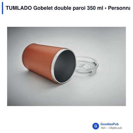 Gobelet isotherme personnalisable en acier inoxydable avec logo - Image 8