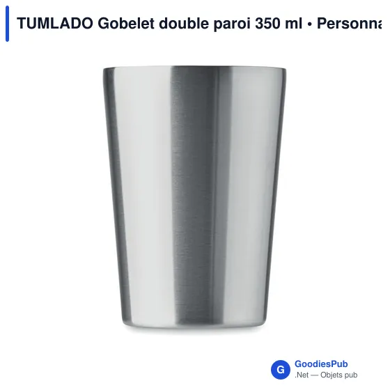 Gobelet isotherme personnalisable en acier inoxydable avec logo - Image 9