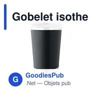 Gobelet isotherme personnalisable en acier inoxydable avec logo - Miniature 10