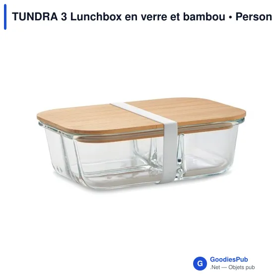 TUNDRA 3 Lunchbox en verre et bambou - Image 2